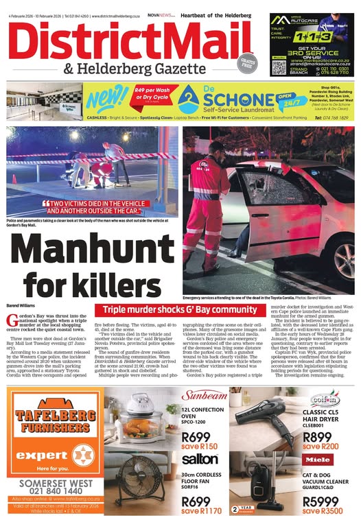 Dit is Woensdag en 'n splinternuwe uitgawe van die Helderberg se gewildste gemeenskapskoerant, DistriksPos &amp; Helderberg Gazette is vandag beskikbaar!
Verkies jy om digitaal te lees? Laai die volledige uitgawe af by: districtmailhelderberg.co.za/districtmail..…