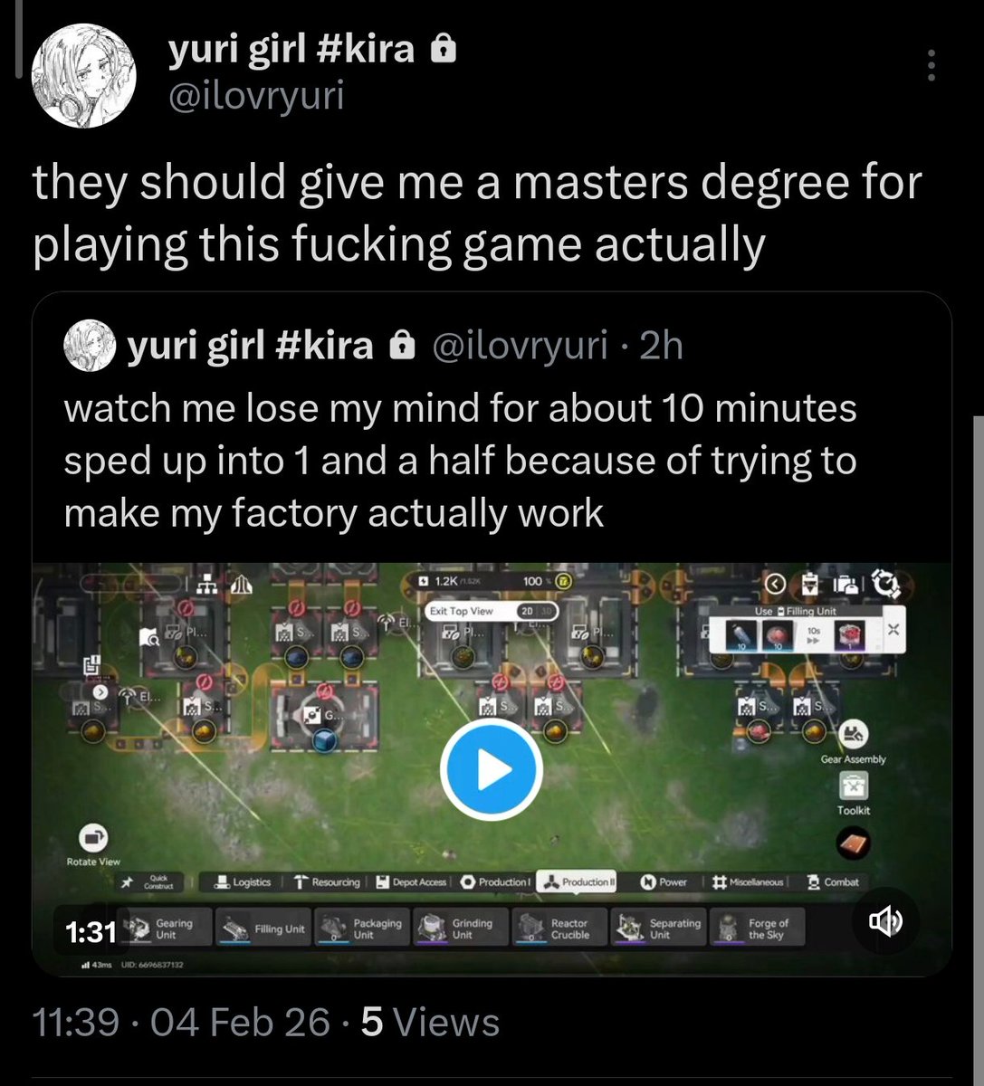 gaycuckmaster's tweet photo. i hate arknights endfield https://t.co/s66NwyXxPo