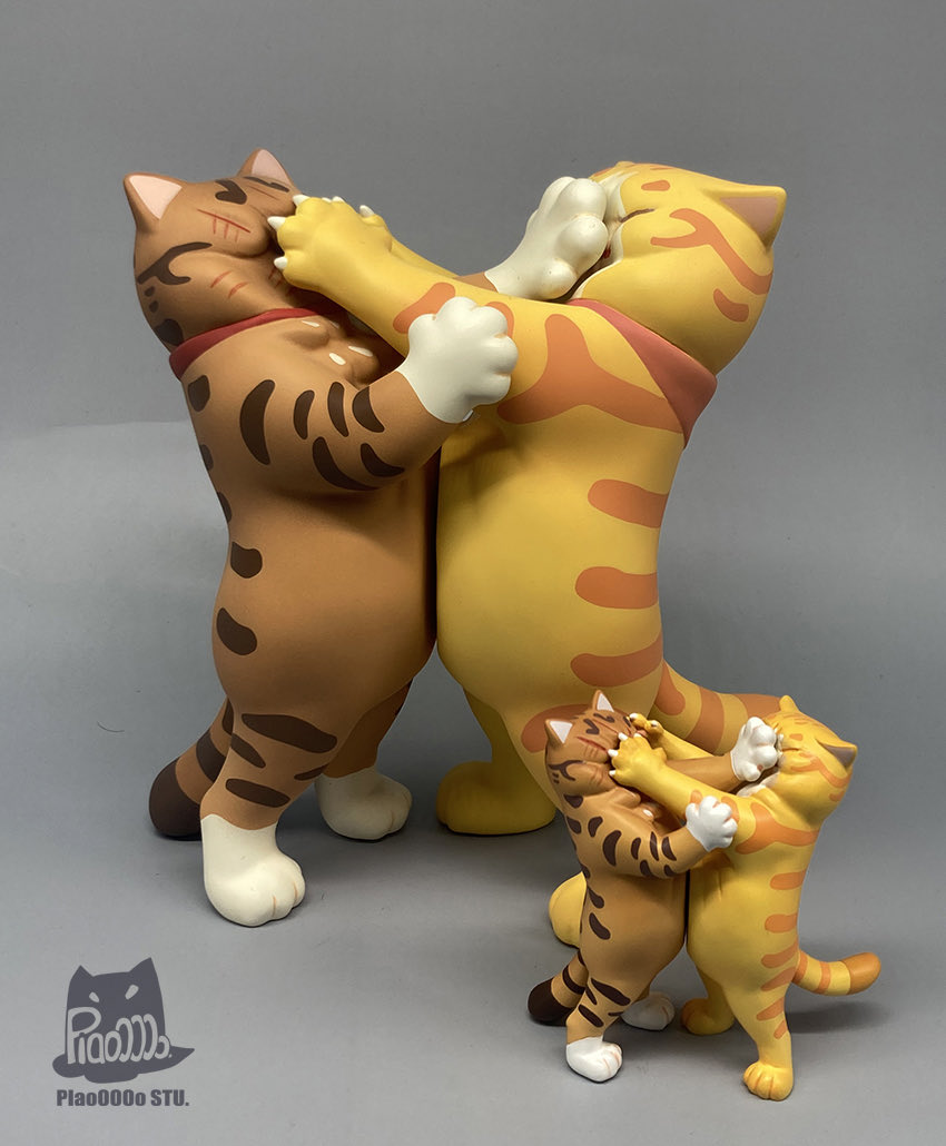 ワンフェス2026冬にて作品を展示・販売いたします：
ブース番号：6-04-11

ケンカ猫 マグネッ：2500円
ケンカ猫 小サイズ ：6000円
ネコ組（未塗装・未組立てキット）：2000円，2500円
脚長い猫 LeggyMew ：4,500円

#piaoooo #ワンフェス2026冬 #WF2026W