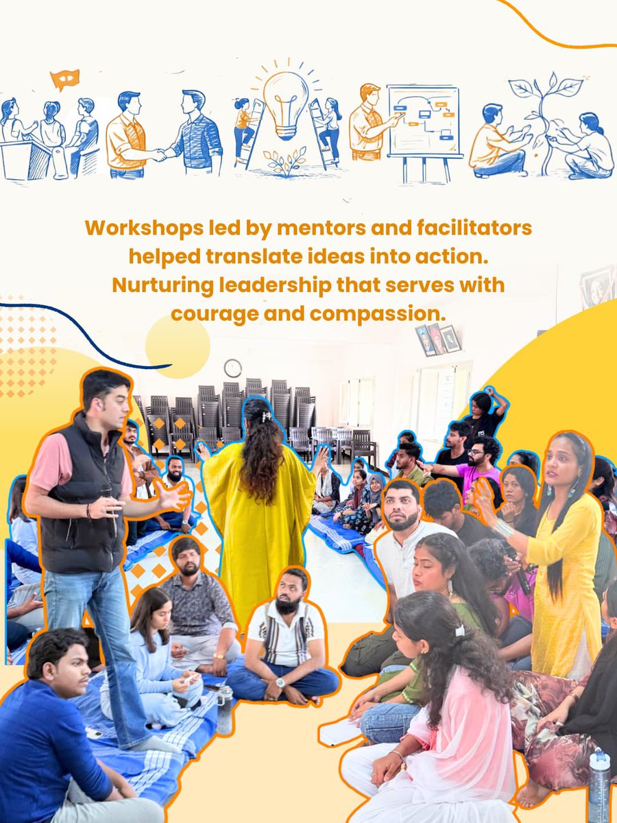 sarvodayasangam's tweet photo. Yuva Sangam Karnataka created a space for reflection and growth.
Young people came together to listen deeply, question honestly and learn collectively. https://t.co/w1yaOxqVZq