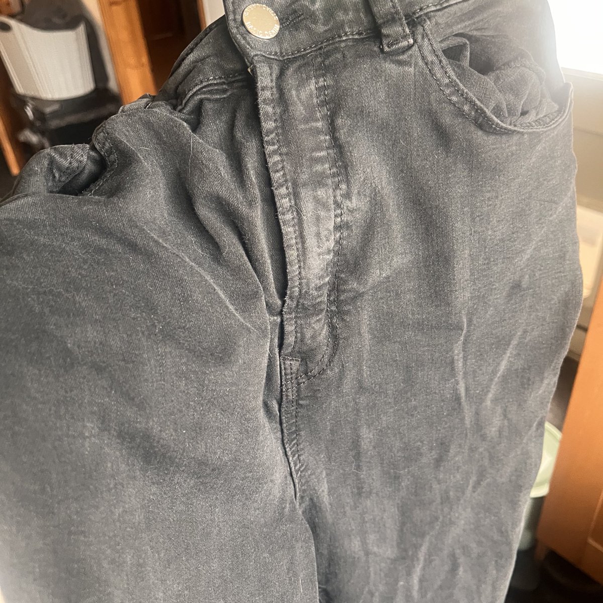 I bought these sheets that you put in the wash and they are supposed to make your faded clothes black again.  I have this Uniqlo jacket I love and I threw in these jeans as well.  Very interested to see if it works.  Will report back tomorrow.