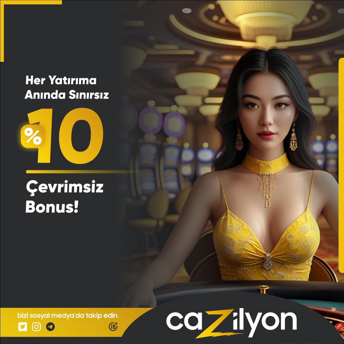 ⚡️Cazilyon’da Her Yatırıma Özel %10 Çevrimsiz Bonus!  📷 Eğlenceyi katlamak için hemen katıl!#casino #bonus  #bahis 

Güncel giriş: tinyurl.com/cazilyonmuco/?… .