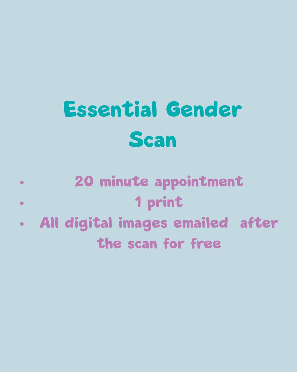 imaginatal's tweet image. Don't want to wait for your 20 week scan?

Book one of our brand Gender scan packages today, you wont regret it❤️

Message us for more info or call our team on 0800 640 4299

#imaginatal #privatescan #privatescanclinic #genderscan