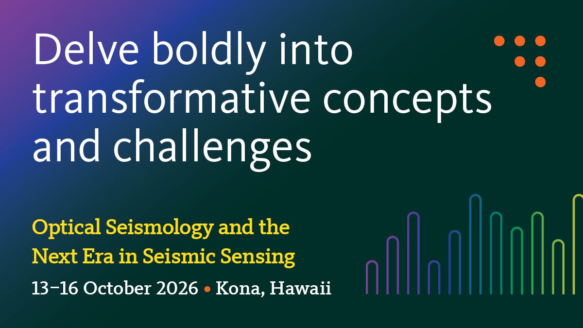 SeismoSocietyAm's tweet image. Session topics have been announced, and please visit our page this spring to learn more about the sessions and keynote speakers! #optical #seismology #DAS
buff.ly/F8W5H70