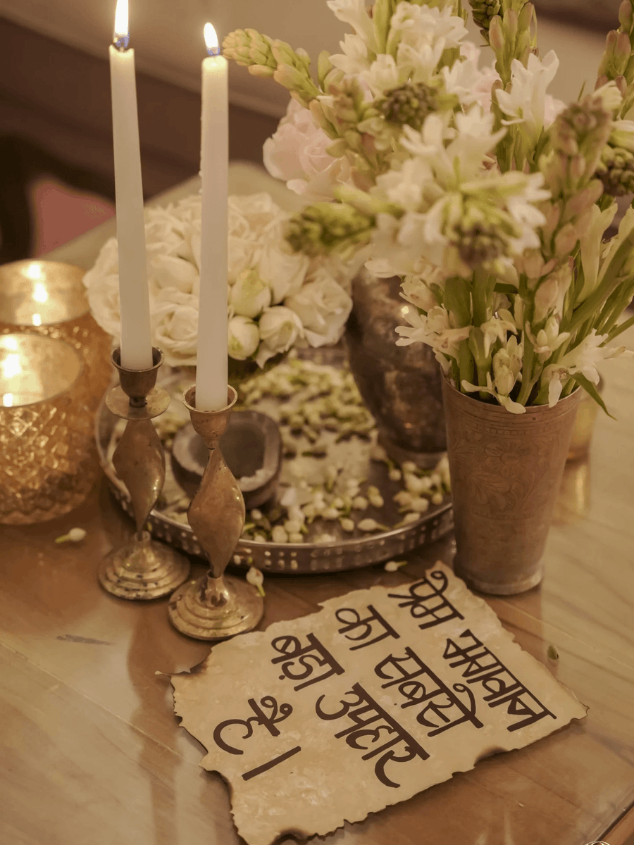 TheDecorShot's tweet photo. 25 years of love, celebrated with warm candles, vintage brass, and soft pink florals. A timeless setup crafted to reflect a journey filled with grace, beauty, and unforgettable memories. https://t.co/V7oc2nvHm5
