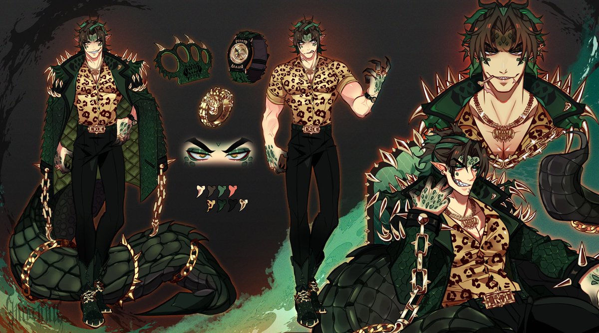 CROC 🐊⛓ DINOSAUR VTUBER tweet media