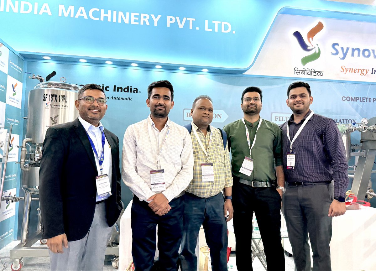 Synovatic's tweet photo. Day 2 at ChemTECH World Expo 🚀
It was a great day with strong footfall and an engaging atmosphere.
Looking forward to more interactions and collaborations over the coming days.

📍 Hall 6 | Booth A22

#ChemTECHExpo #ProcessEngineering #PharmaMachinery #Networking #SynovaticIndia https://t.co/XgT2Vzo1VX