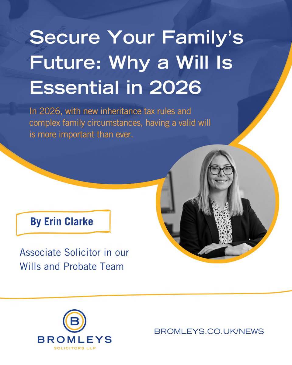 Bromleys Solicitors - Award-winning law firm tweet media