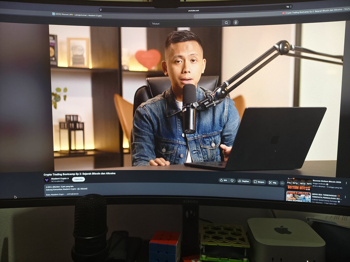 Berbeda dengan King Timothy Ronald

Konten Prof. Kalimasada membahas BTC dan Altcoin secara umum

Ini mah gw tanya Grok juga bisa, setengah jam waktu terbuang rasanya🥀

Gw kira bakalan bahas isu keterkaitan BTC &amp; Satoshi Nakamoto dengan Jeffrey Epstein

Ekspektasi gw