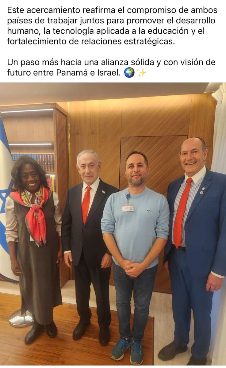 Y Lucy en estos días feliz al lado de este genocida. Es terrible cómo Panamá se encoge de hombros, les sigue el juego con una sonrisa tonta y les abre más las puertas para sus programas de supuesta ayuda, que no son más que refuerzo de su control y de nuestra dependencia.