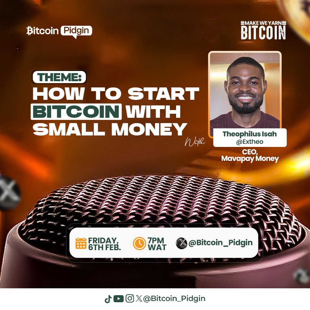 ₿ITCOIN PIDGIN tweet media