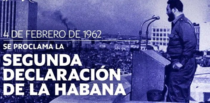 El 4 de febrero de 1962 se proclama la Segunda Declaración de La Habana, donde se reafirmó el carácter socialista y latinoamericanista de la Revolución Cubana.#LaHabanaDeTodos, #CubaMined. <a href="/IzquierdoAlons1/">Livan Izquierdo Alonso</a>, <a href="/YanetHzP25/">Yanet Hernández</a>, <a href="/DirectEducaHab/">Karenia Marrero Arrechea</a>