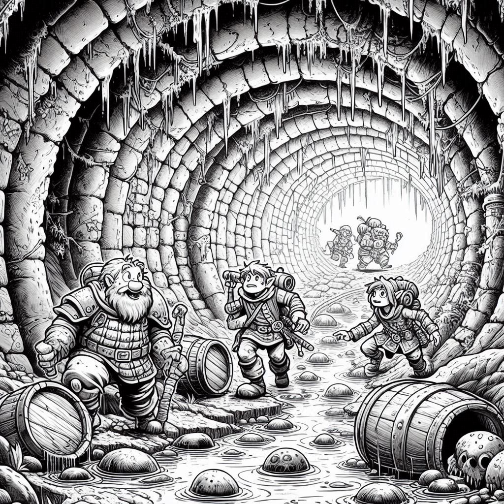 Tomorrow at 10am we'll be returning to our "roots" with a B/X sewer delve!  
tinyurl.com/ttrpgpodcast