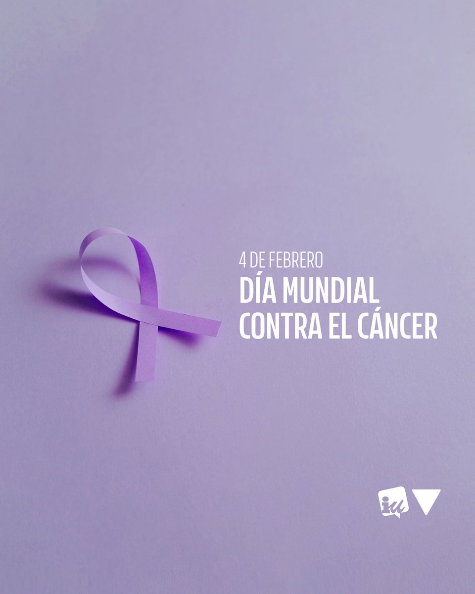 Hoy, en el #DíaMundialContraElCáncer, recordamos a todos y todas las que ya no están.  

Y exigimos más investigación, más prevención y más sanidad pública. Solo lo público nos protege, nos cuida y nos salva.