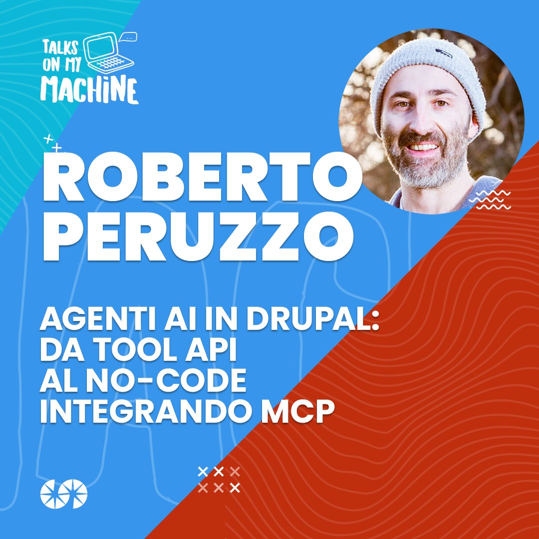 SparkFabrik's tweet photo. Immagina un assistente che naviga il CMS, guida l'utente all'acquisto e notifica il team di vendita su Slack.

Non è fantascienza, è #AgenticAI integrata in #Drupal

Roberto Peruzzo ci mostrerà esattamente come costruire un Agente AI operativo su Drupal
👉 https://t.co/yKksvtESMs https://t.co/JyQjsVDjI5