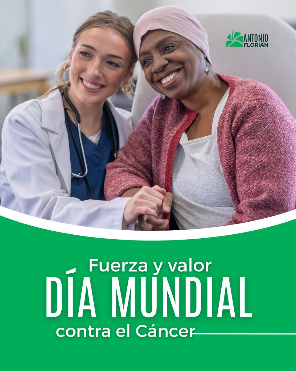 Hoy, en el Día Mundial contra el Cáncer, quiero enviar un abrazo de fortaleza a todos los guerreros y guerreras dominicanos que hoy dan la pelea, y mi respeto eterno a quienes nos cuidan.

#DíaMundialContraElCáncer #SaludParaTodos #FuerzaDelPueblo #AntonioFlorian #SaludRD
