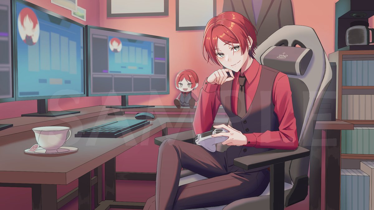 遅ればせながら、こちら琲茶様のご依頼で一枚絵お手伝いさせていただきました！
活動のお手伝いが出来て嬉しいです😊
#イラスト依頼 #有償依頼受付中