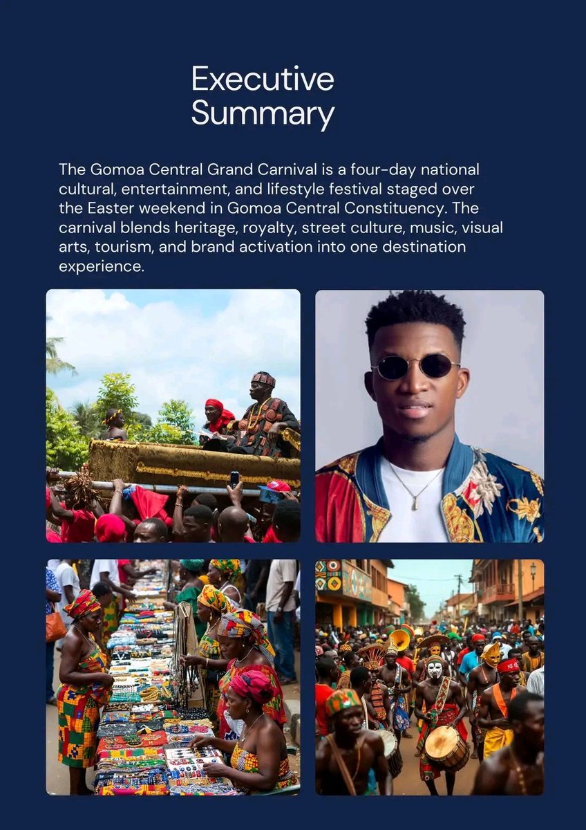 Free for vendors. Come and Sell • Promote • Market • your goods and services for 4 days for free! Just call Afua on 0202158734 to reserve a spot

Follow the The Busy Team channel on WhatsApp: 👇🏿 

whatsapp.com/channel/0029Vb…

#VisitGomoa #Thebusyteam #wɔnyɛbusy