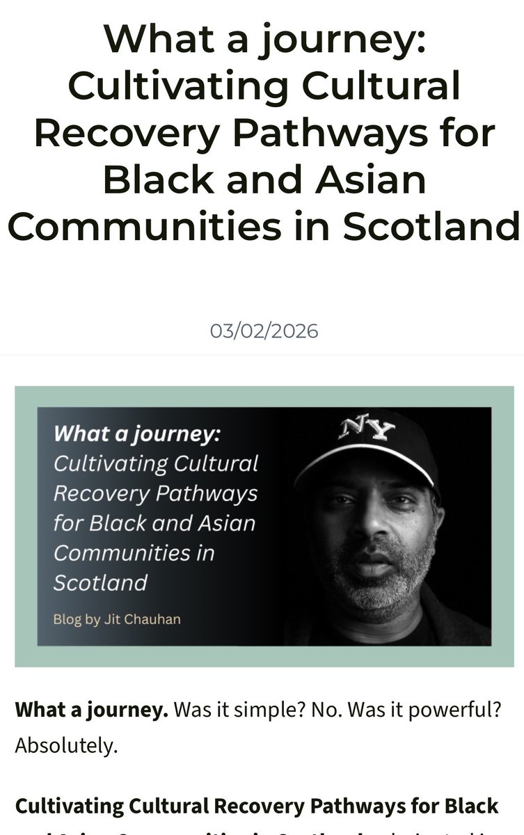 freeinrecovery's tweet photo. We met in Edinburgh to start a conversation with communities, professionals and loved ones about  Cultivating Cultural Recovery Pathways.

Read the Blog and Report 👇🏽🙏🏽

My blog: What a journey - https://t.co/qCOAn3FC2Q

Final Report -  https://t.co/fpSXfHlCZg https://t.co/T4wXdOfNh1