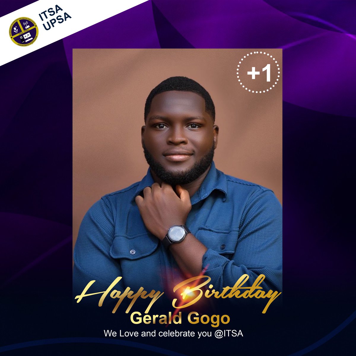 ItsaUpsa's tweet photo. Today, the entire ITSA UPSA celebrates an exceptional leader, Gerald Nii Gogo. Your dedication, and passion for service have earned you not just respect, but genuine love and appreciation from your fellow executives and the department at large.

Happy birthday Mr President. https://t.co/SxKtTlrFZD