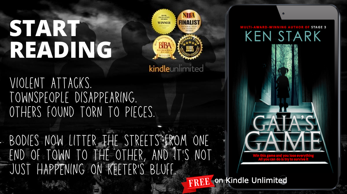 The game has begun. Don’t blink. Don’t breathe. They’re coming.

Read GAIA'S GAME
getbook.at/gaiasgame

FREE on Kindle Unlimited

Also on #audiobook

#FREE #KindleUnlimited #thriller #amreading #mustread #books #audible #audiobooks #thriller #mystery #suspense #horror
