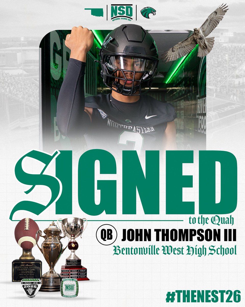 Northeastern State Football tweet media