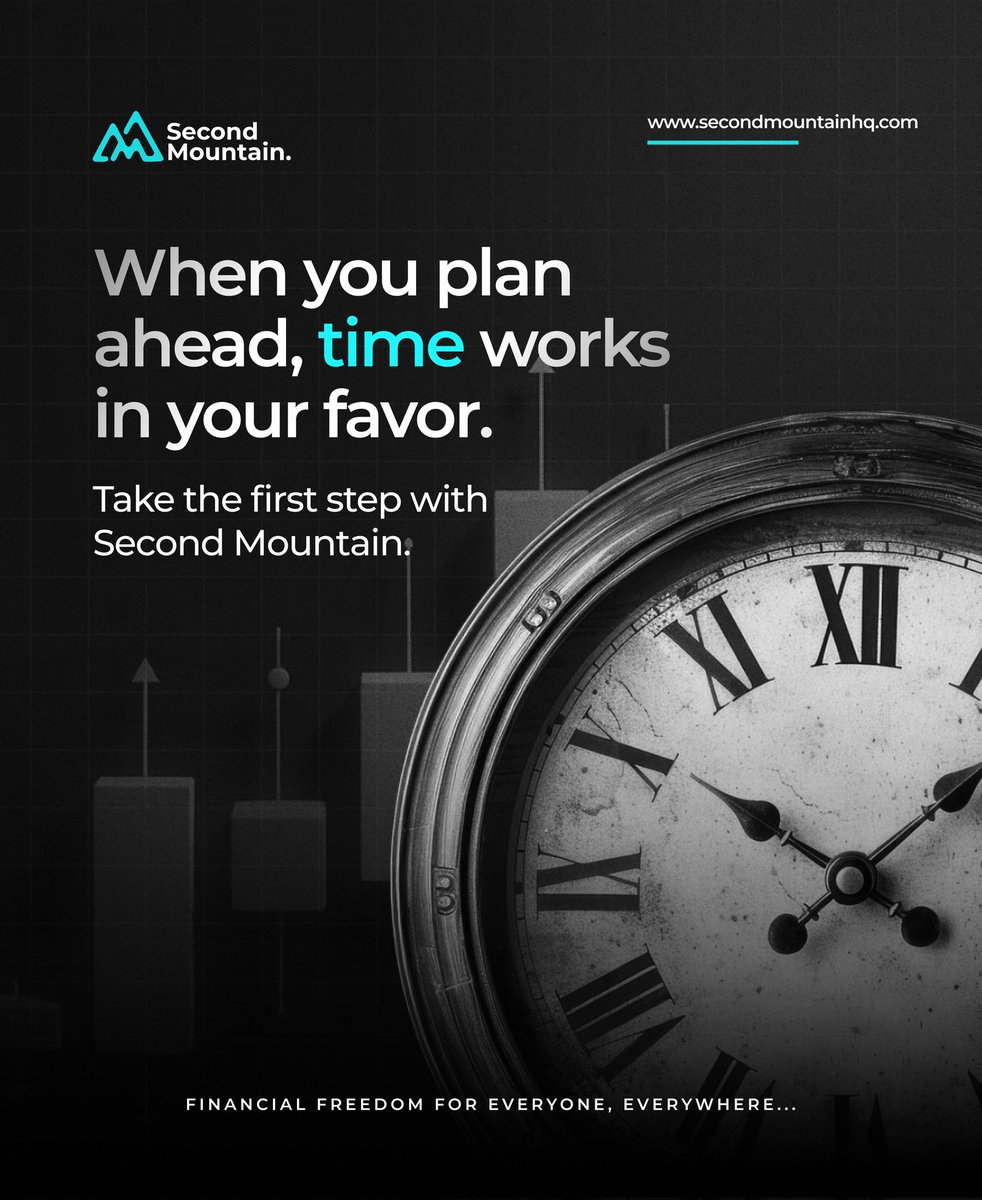 secondmountain_'s tweet photo. Every strong future starts with one smart decision.

You don’t need to have everything figured out, you just need the right guidance and courage to begin.

At Second Mountain, we help you build steady, long-term wealth for yourself and your children.

#SecondMountain
#Crypto #BTC https://t.co/YIyDf0ewHI