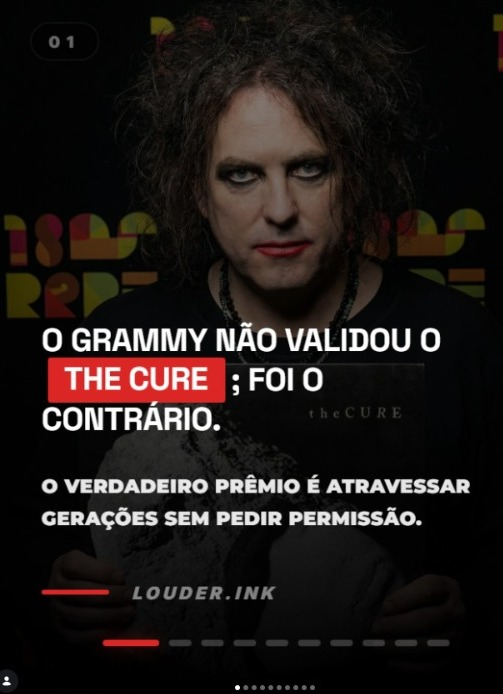 O Grammy 2026 confirmou o óbvio: o legado age em silêncio. E o <a href="/thecure/">The Cure</a> não estava ali só para ganhar um troféu.

#TheCure #Grammy2026 #RobertSmith #AlternativeRock #louderink

instagram.com/p/DUROT0IDzCj/…