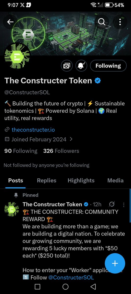 JaiLinxyz's tweet image. I'll choose worker ✨

Thank you @ConstructerSOL kudos to the amazing and hard working people behind in this community. More success to the whole team 🎊 Keep growing fam $CONSTRUCT

@Jdynn21
@ziancrypto24
@Nostradamn12
@yakoub326

#Solana #TheConstructer #BuildToEarn