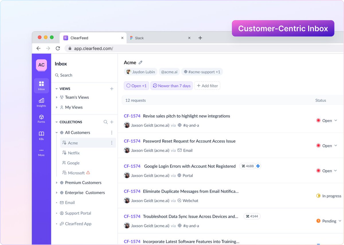 ClearFeed tweet media
