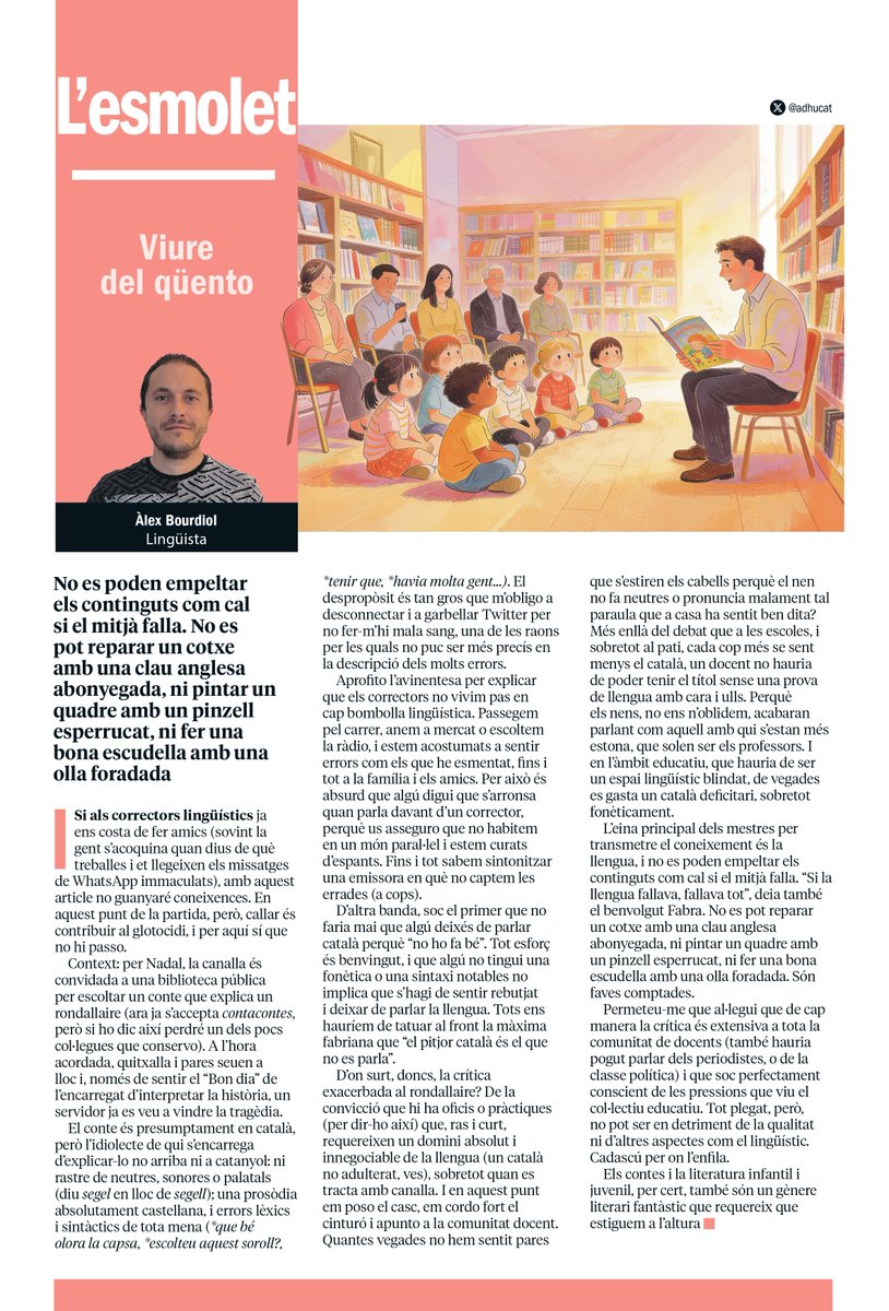 'Viure del qüento', el meu article mensual a <a href="/TothosapGarraf/">Tothosap!</a>
