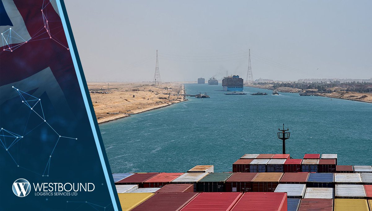 WestBoundUK's tweet image. Mixed Signals Amid Ongoing Uncertainty Over Suez Route Revival 
Ocean freight carriers are sending mixed messages over a potential return to the Suez Canal, 
Read more in our latest news article via the link below
buff.ly/GhTIzGz 

#freightupdate #redseaupdate #suezcanal