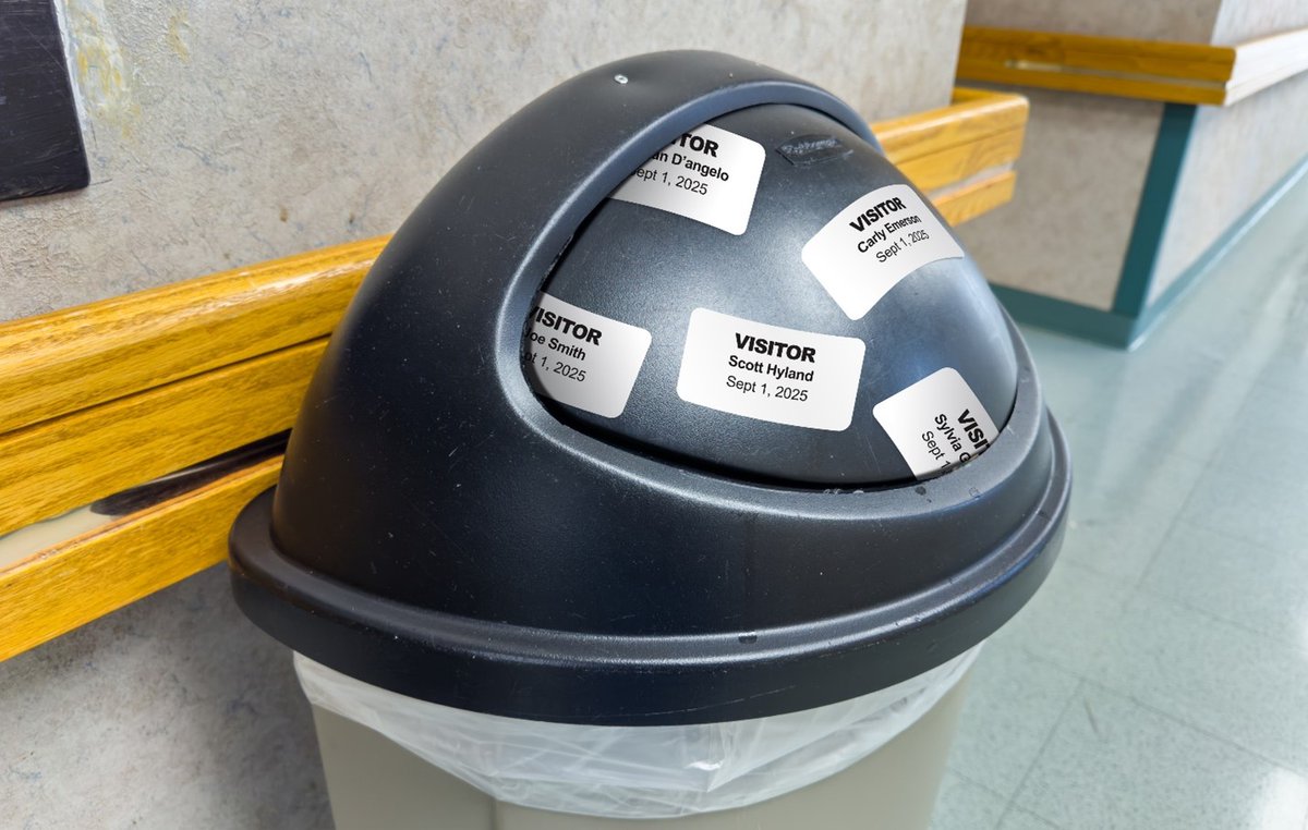 Adhesive vs. Non-Adhesive Name Badges: Which Is Right for Your Facility? For many, adhesive name badges are the effective option. But sometimes, the sticky side of adhesive can show up in the wrong places. Learn more in this 2-min read. #VisitorManagement thresholdsecurity.com/adhesive-vs-no…