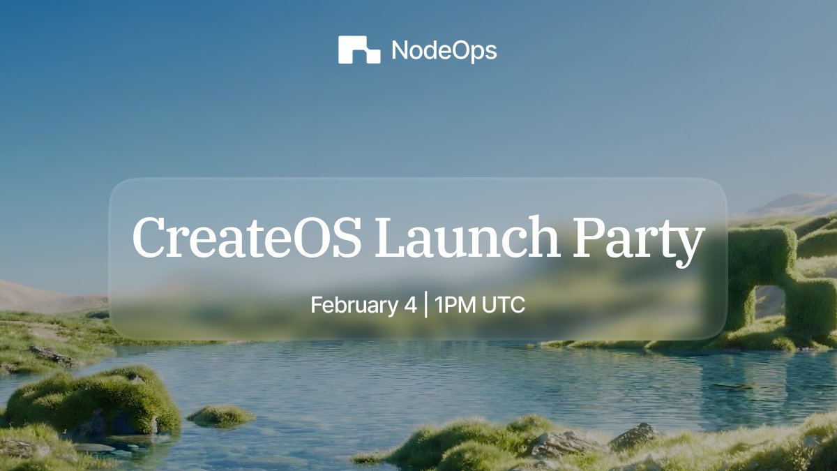 dovelyn23's tweet image. Stop dreaming, start building 🚀
CreateOS is changing the game.
Don’t miss the launch party 🎉
👉 x.com/BuildOnNodeOps…
#CreateOS #NodeOps #LaunchDay