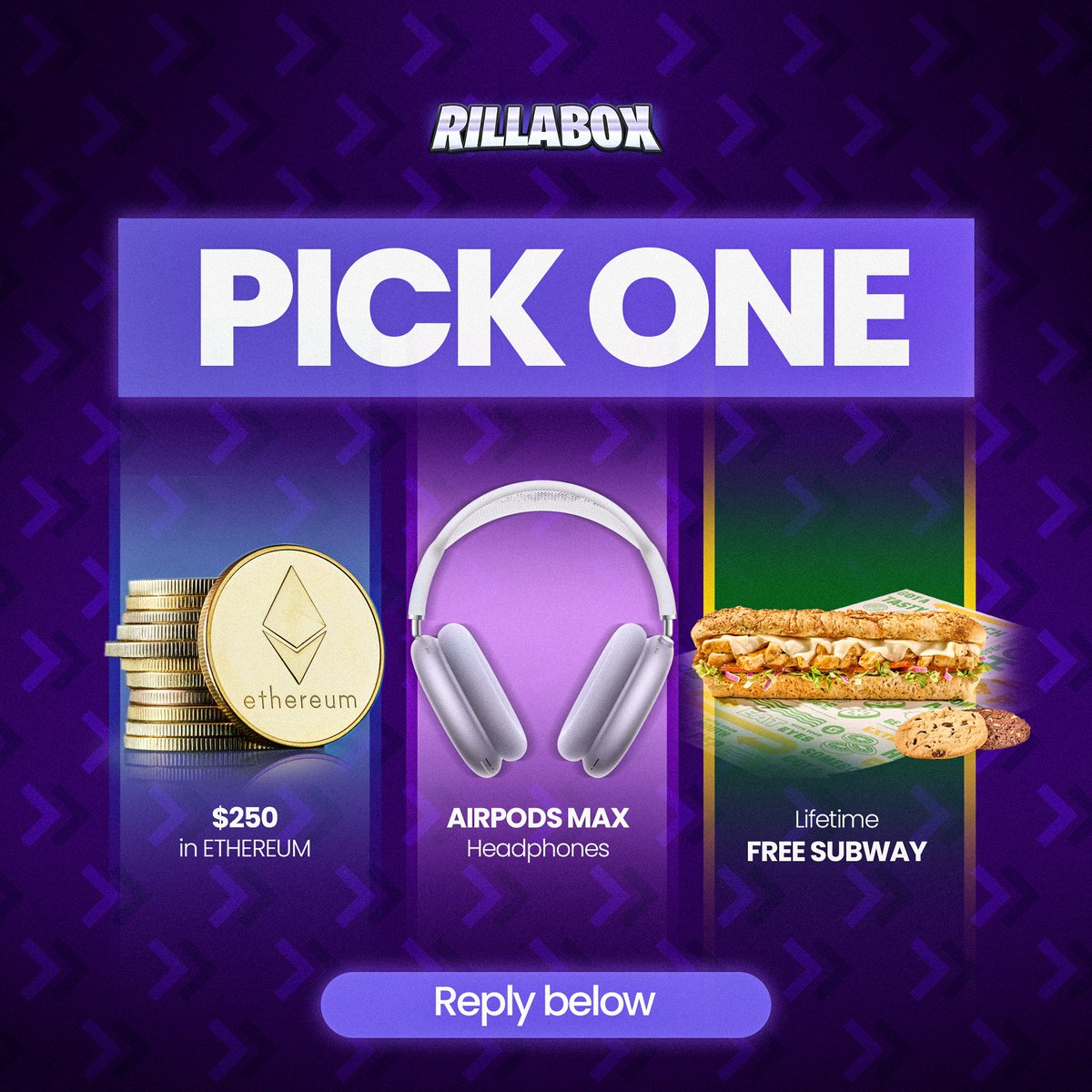 RillaBox's tweet photo. Since every market is dying rn, this should be easy..

Drop your choice below to win $5👇 https://t.co/XSPeJVxttM