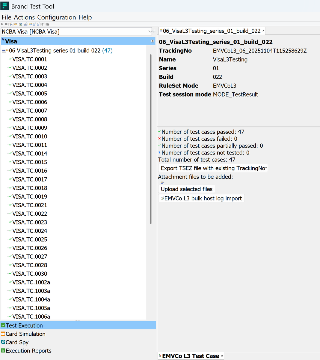 And Finally VISA L3 Certification achieved.
2 days of grinding, 47 passed cases. 
Can't wait to see what the future holds.
Glory and Honour to God🙏