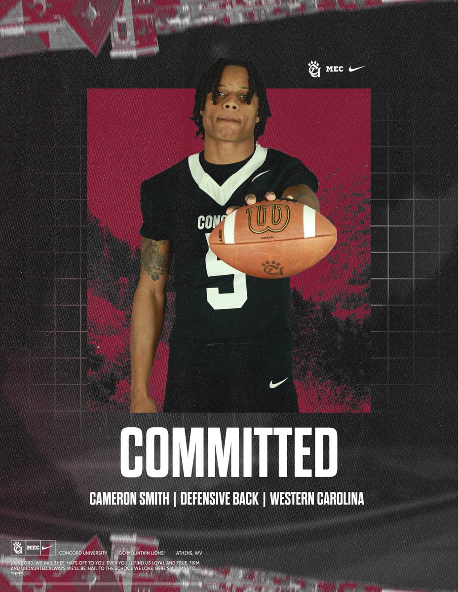 Concord University Football tweet media