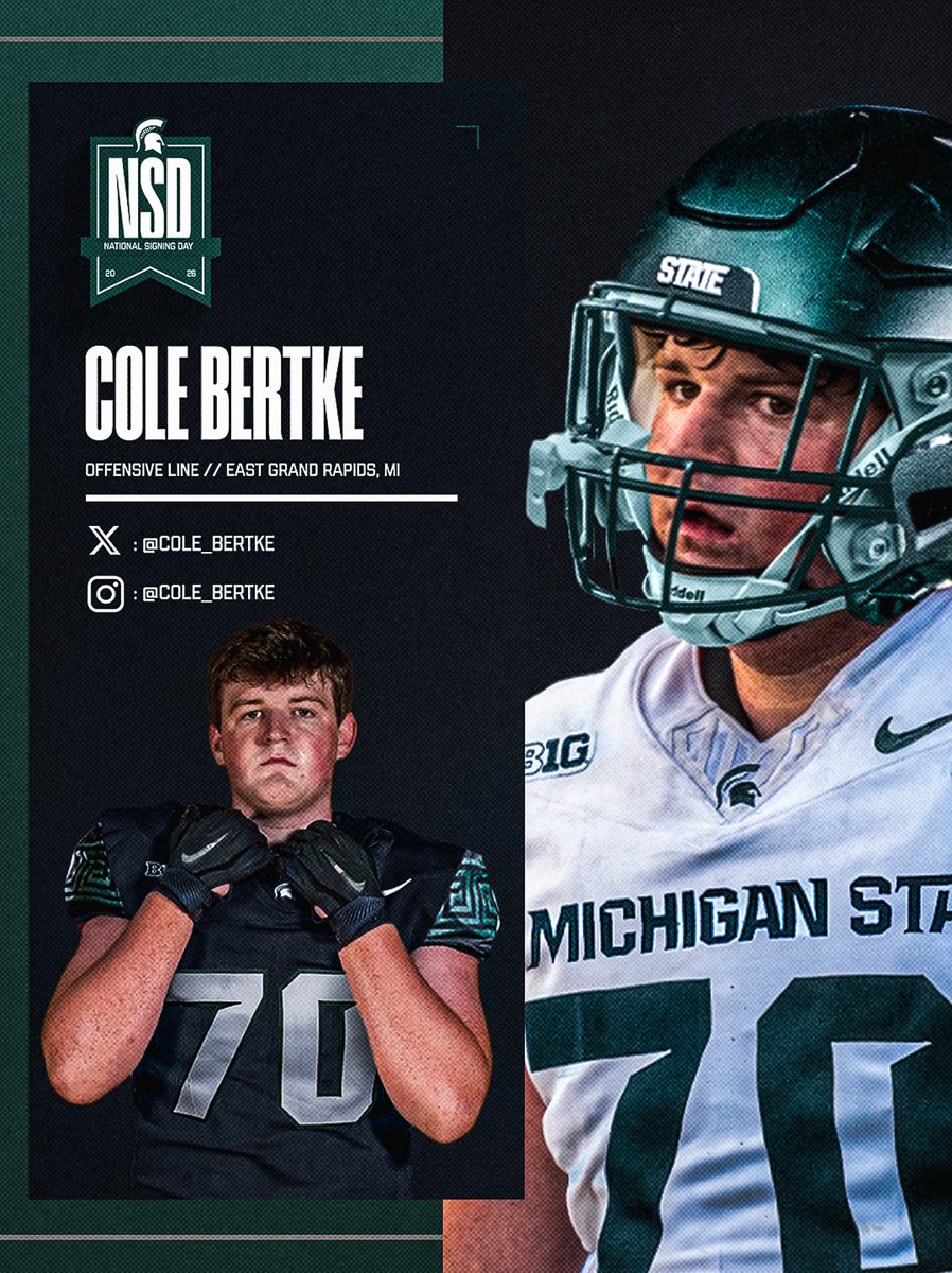 Michigan State Football tweet media