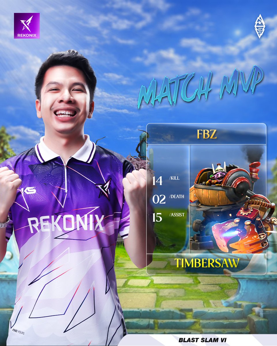 rekonixofficial's tweet image. We finally made it! The first point in the tournament.
Next series versus Team Yandex at 23:00 WIB
.
.
Let’s make Dota Indo great again — the REKONIX way 💜⚡
#GGRKX #REKONIX