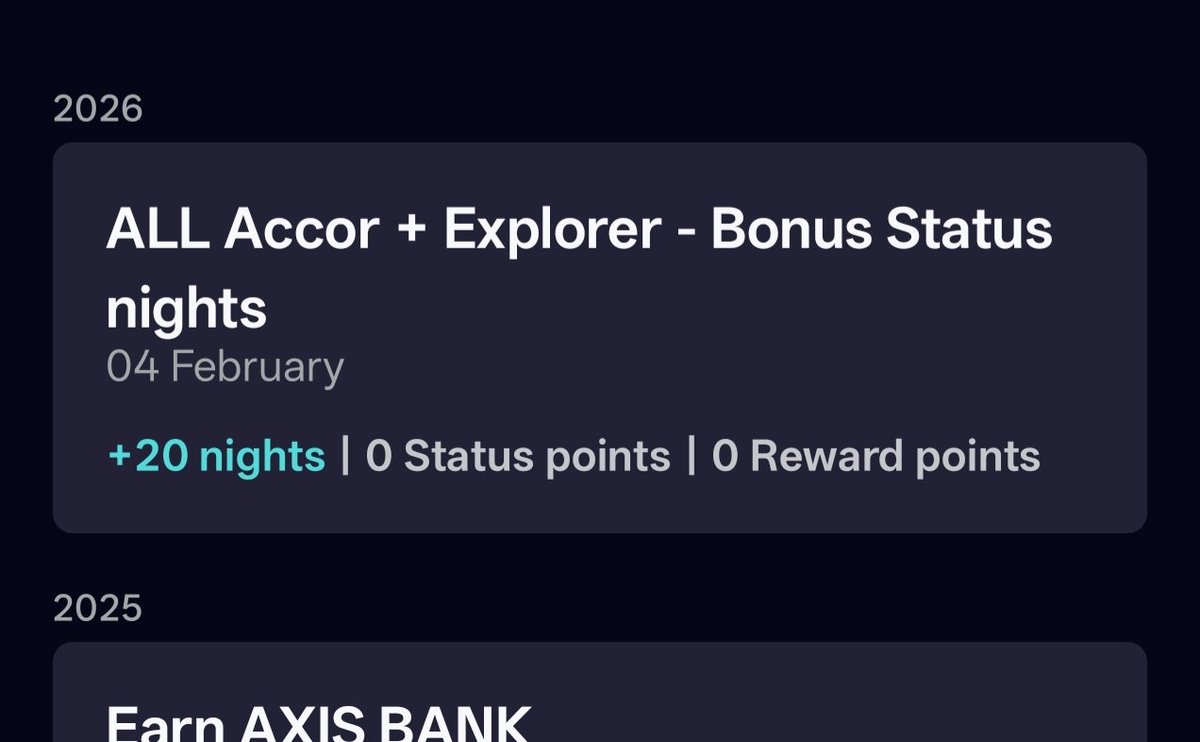 PranaySuhasMund's tweet image. Got Accor+ Explorer..🚀
Membership added..

Taj + incoming..💯

Although not sure, will be able to make most out of those..🙌🏻

You should try this way atleast.t&amp;amp;c👇🏻

#ccgeek #explorer #upgrade #plattravel
