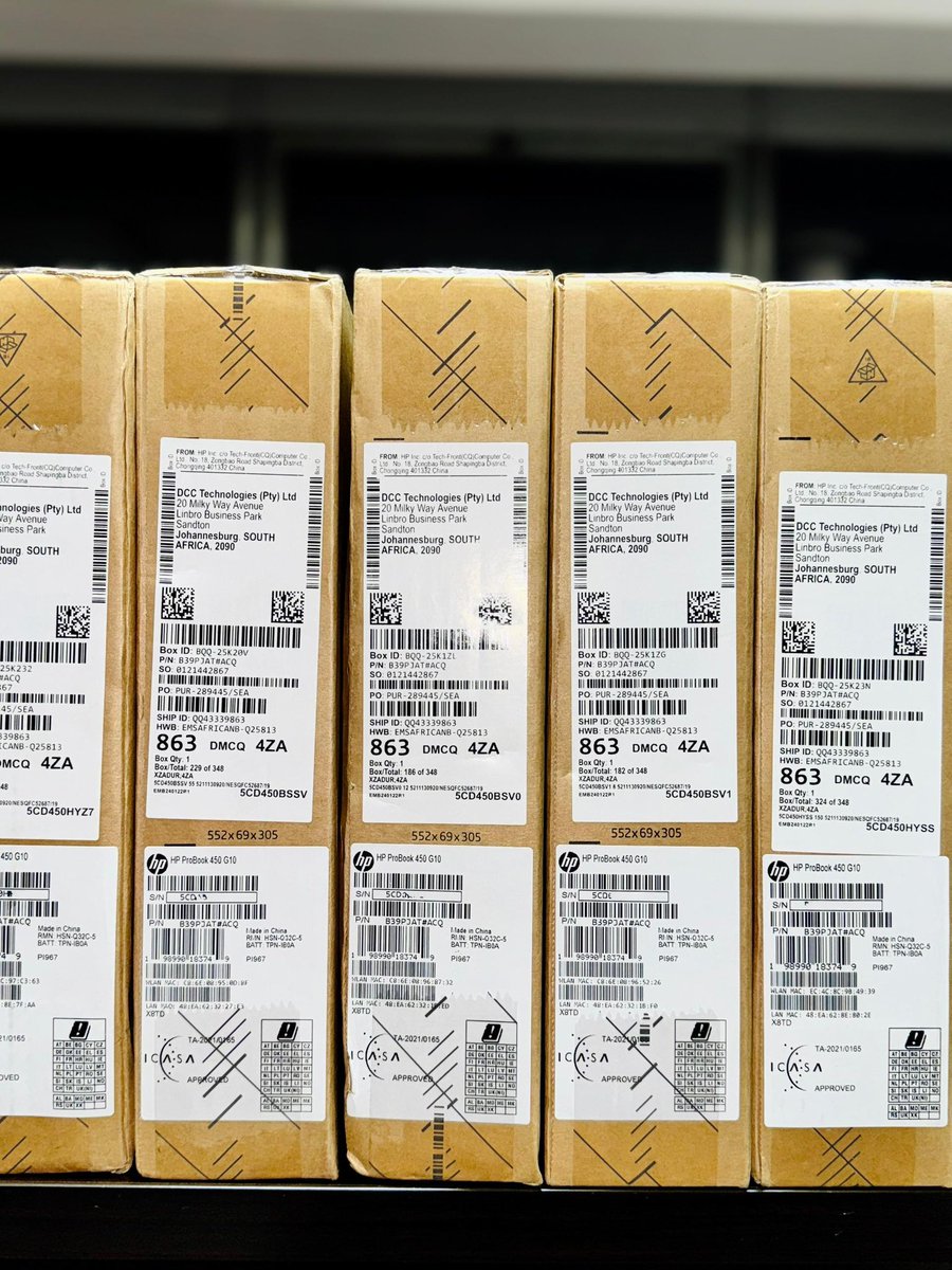 *NEW STOCK*

*BRAND NEW LAPTOP*

LENOVO IDEAPAD 1 15IGL7 INTEL CELERON 4500 8/256GB DOS 
▶️ ❌

HP 250 G10 NOTEBOOK INTEL CELERON 13TH 8/256GB WIN 11 
▶️ ❌

HP 15 CORE i3 12TH 8/256GB 
▶️ *$430*

HP 15 CORE i3 13TH 8/512GB 
▶️ *$470*

HP 250 G10 i3 13TH GEN 8/512GB
▶️❌

LENOVO