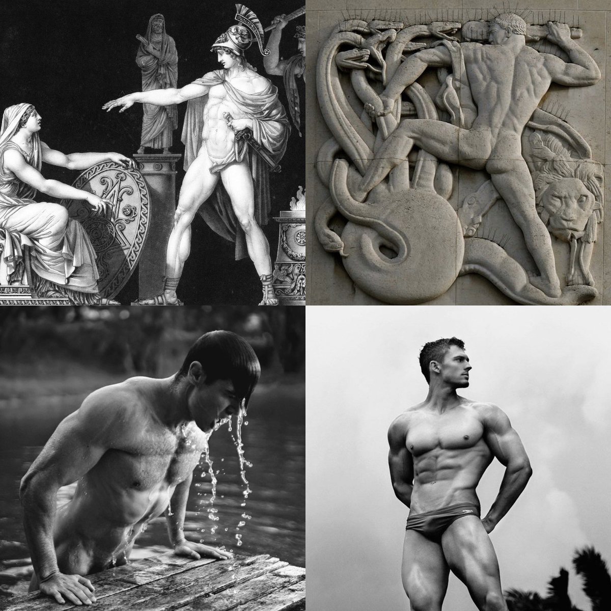 Antinous_Apollo's tweet photo. “In Greek city the man of power spent his time in the hunt, at the gymnasium, in the study of military history and strategy, in every way making himself ready for war.” -Bronze Age Pervert https://t.co/Hh2GIYKkcf