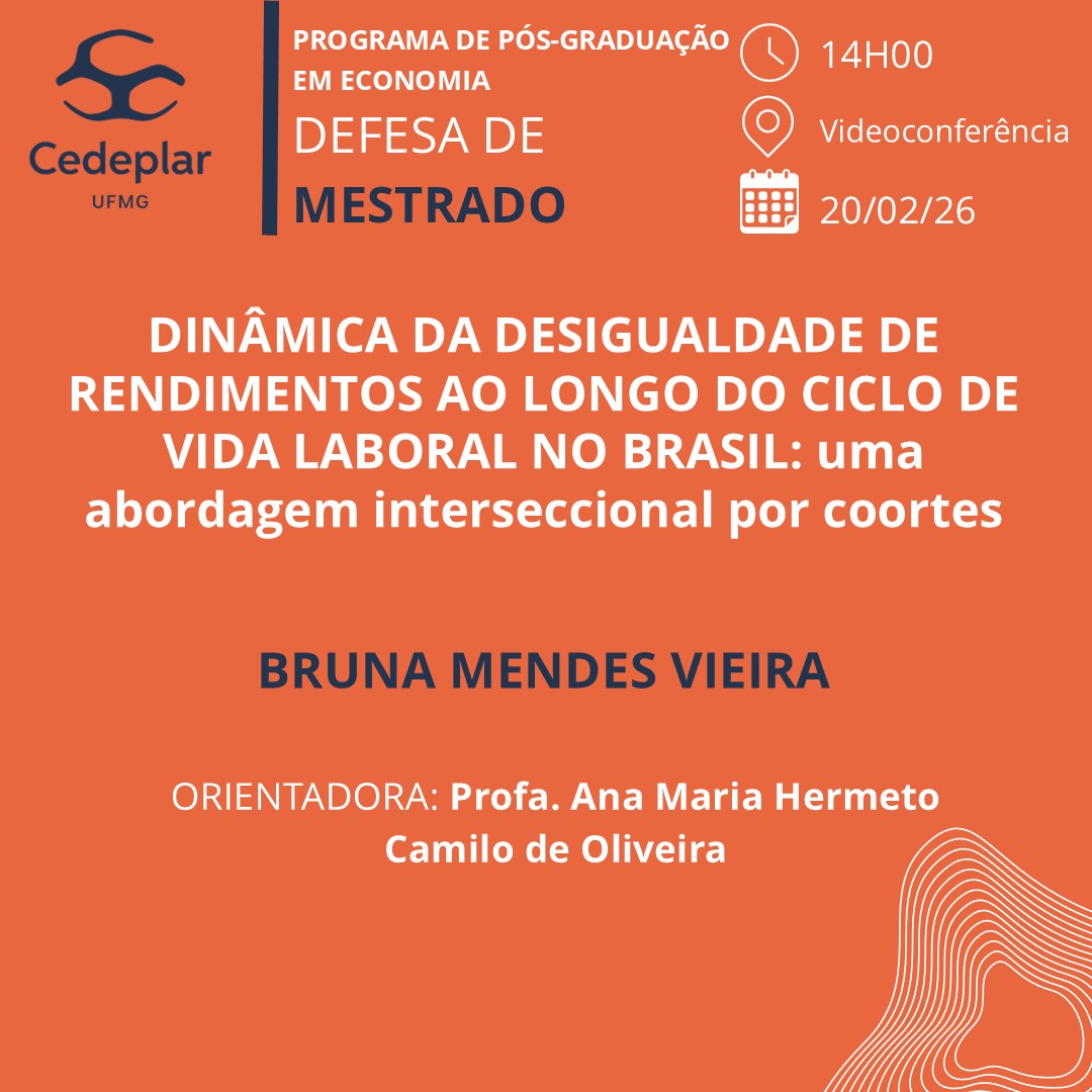 Cedeplar UFMG tweet media