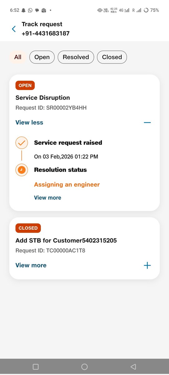 Official_Jebii's tweet photo. Check this.. raised yesterday and still no resolution. 2 days u able to work anything. We are bachelors and 3 people we use this wifi . What Jio will give for 2 days lose. ??? @JioCare https://t.co/XygJHLpEvw