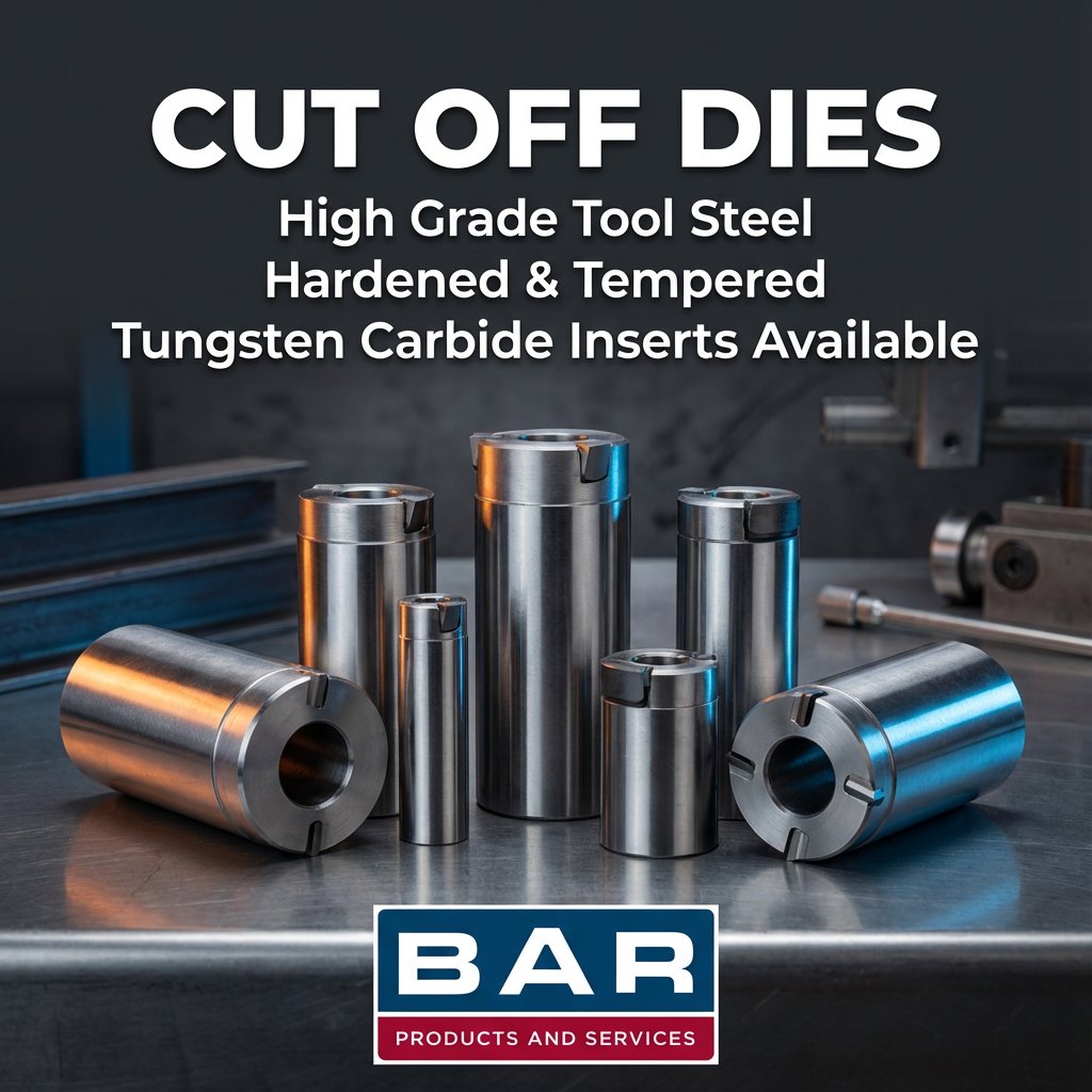 BarProds's tweet image. Crafted from high-grade tool steel, fully hardened and tempered for durability. For enhanced wear resistance, the die bodies can be fitted with tungsten carbide inserts, delivering superior performance and longevity.

Explore more: barproductsandservices.com/cut-dies/
#Rope #Cable #Wire #Tube