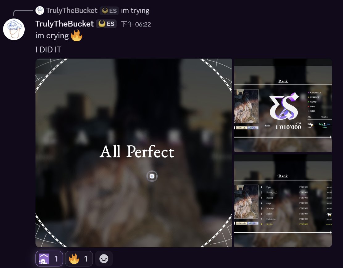 //日常發言
每當我看到有人把自己寫的歌拼到AP時
總感覺自己又能在創作這條路上繼續走下去了

(圖截至Estella的DC群