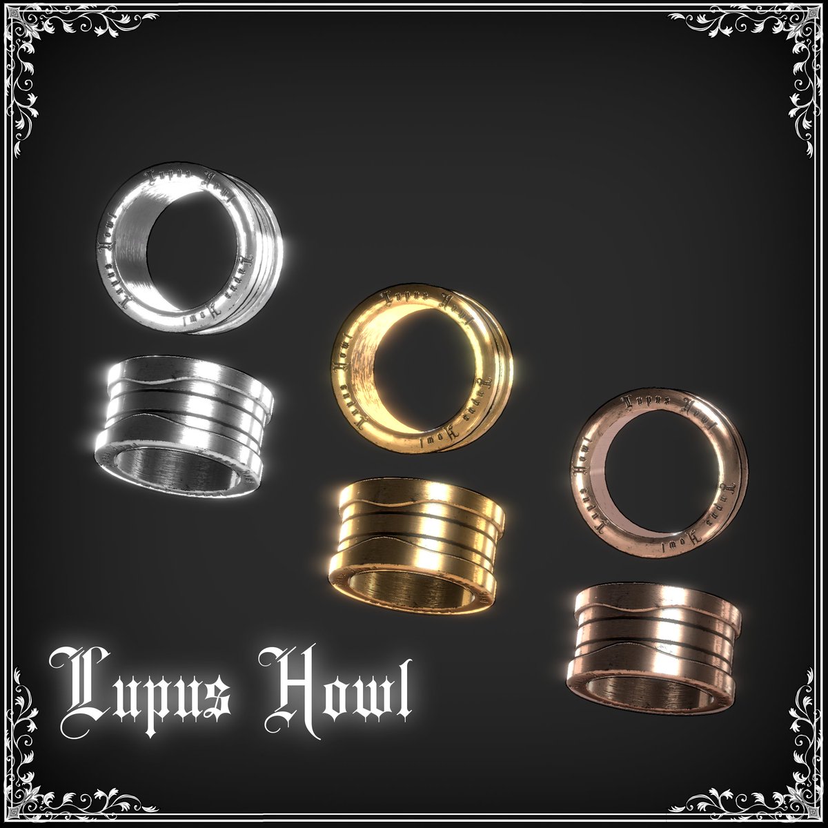 Lupus_Howl's tweet image. ✨開店記念✨🎁プレゼント企画！ 「リング＆ネックレス　-Howl Mark-」を 抽選で3名にプレゼントします！
【期間】 
2月4日~2月7日22時まで 
【応募方法】
①@Lupus_Howlをフォロー 
② このポストをリポスト 
▼ BOOTH ❤️
lupushowl.booth.pm/items/7949065