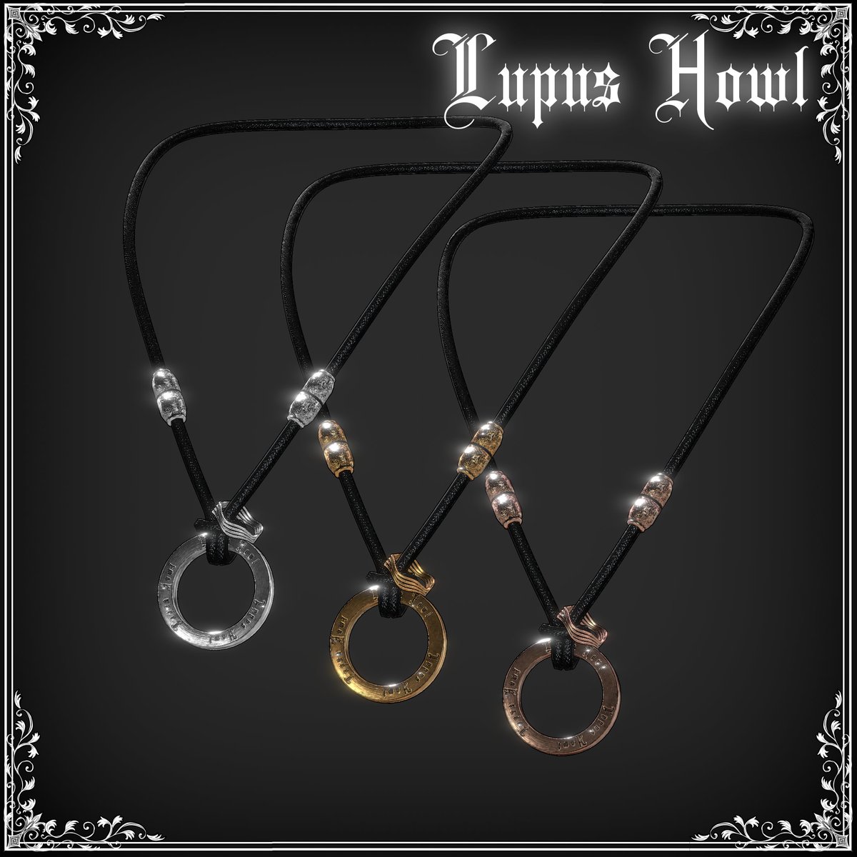 Lupus_Howl's tweet image. ✨開店記念✨🎁プレゼント企画！ 「リング＆ネックレス　-Howl Mark-」を 抽選で3名にプレゼントします！
【期間】 
2月4日~2月7日22時まで 
【応募方法】
①@Lupus_Howlをフォロー 
② このポストをリポスト 
▼ BOOTH ❤️
lupushowl.booth.pm/items/7949065