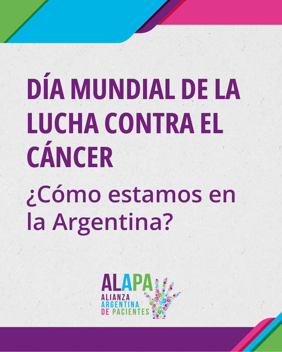 🗓️ El 4 de febrero fue establecido como el Día Mundial de la Lucha contra el Cáncer buscando aumentar la concientización y avanzar en la prevención y control de esta enfermedad.

🇦🇷 En la Argentina, la situación actual va en contra del objetivo anunciado: