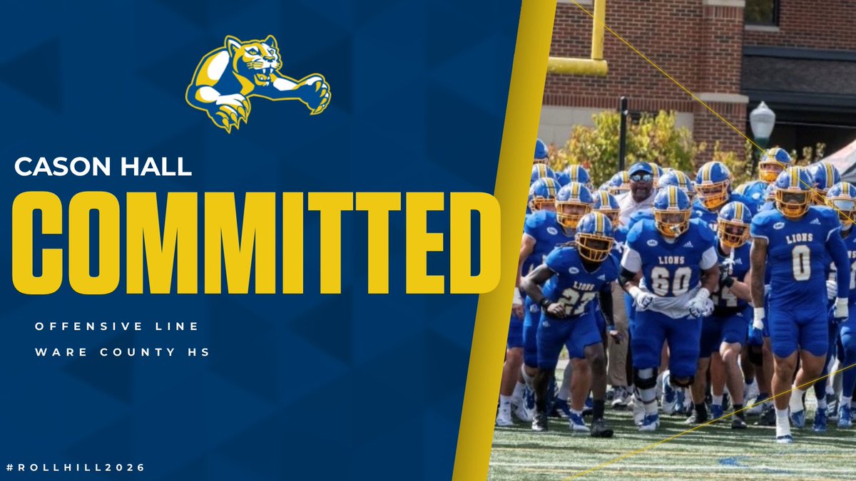 MarsHill_FB's tweet photo. Another big body added to the OL! Cason Hall is coming from Ware County high school!

Welcome to The Hill, Cason! https://t.co/2pZZ6h33mJ
